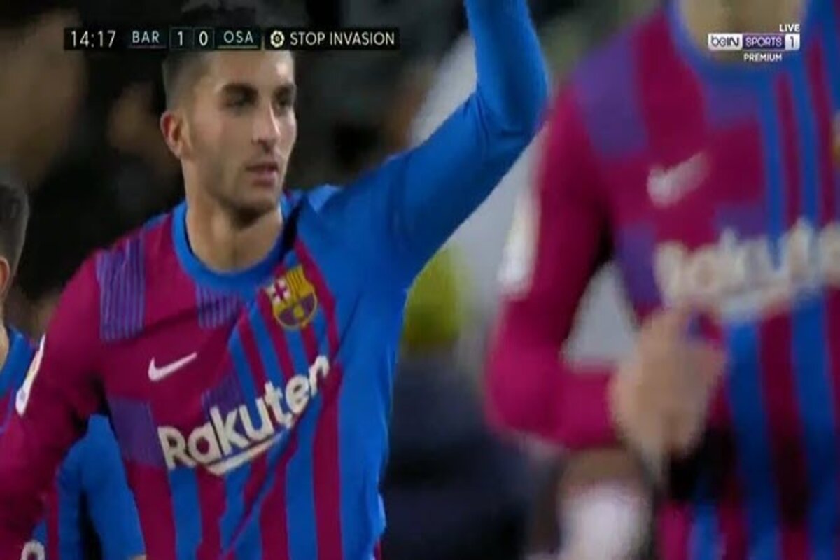 أهداف مباراة برشلونة وأوساسونا (4-0) اليوم فى الدوري الاسباني