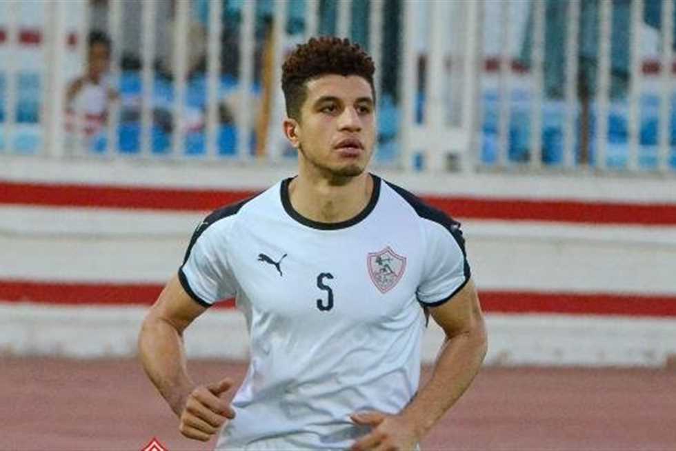 محمد عبدالغني لاعب نادي الزمالك