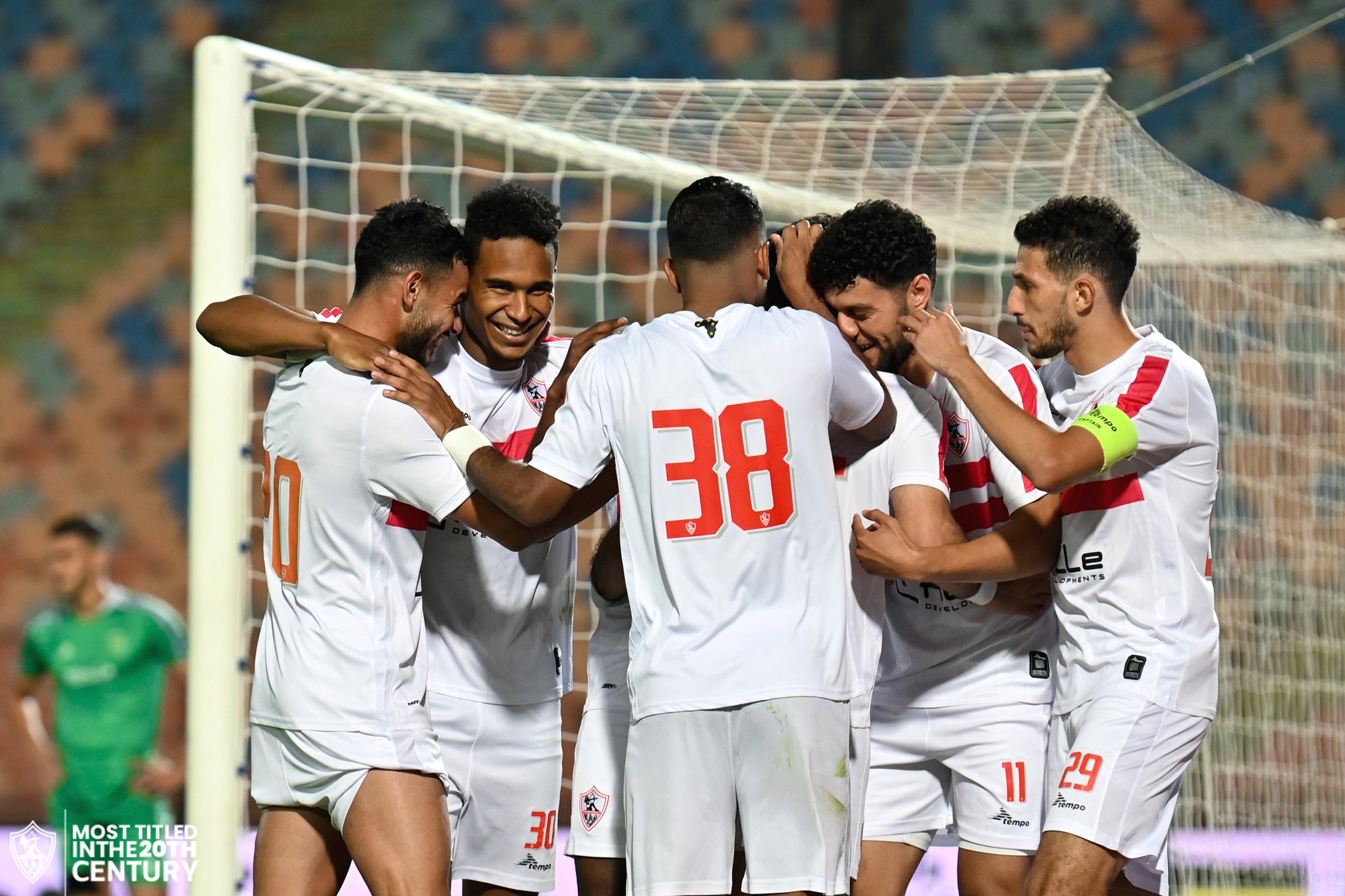 الزمالك يفوز على نفسه بثلاثية في مباراة ودية